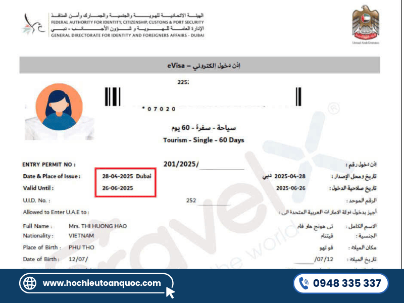 Các loại visa Dubai phổ biến 2025 – Visa 14 ngày, 30 ngày, visa nhiều lần