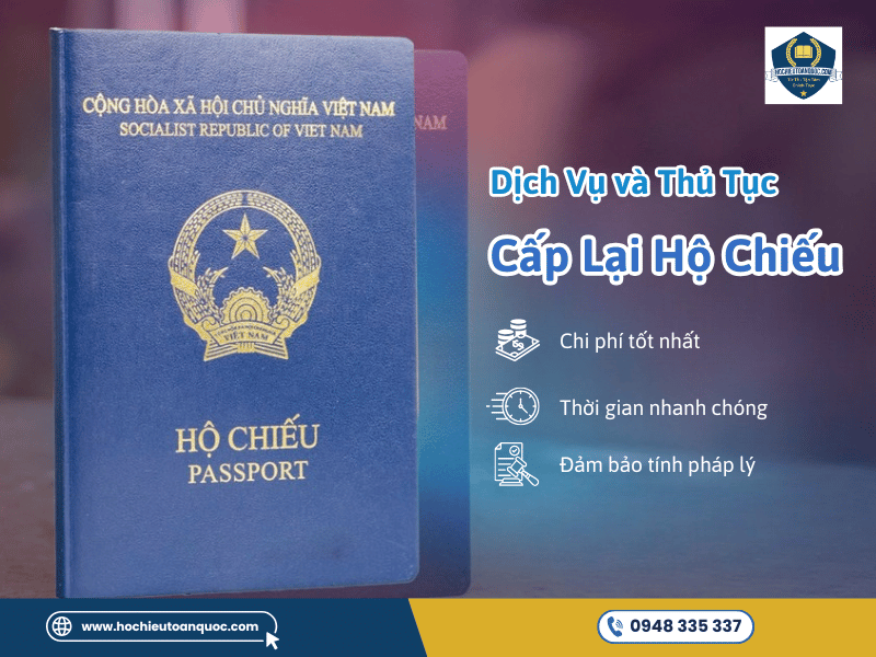 Dịch vụ cấp lại hộ chiếu tại Hồ Chí Minh nhanh chóng nhất Dịch vụ cấp lại hộ chiếu tại Hộ Chiếu Toàn Quốc