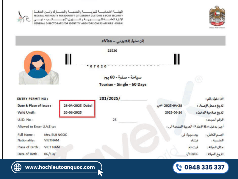 Visa Dubai cho người Việt Nam – Tổng quan các loại visa du lịch, thăm thân, công tác
