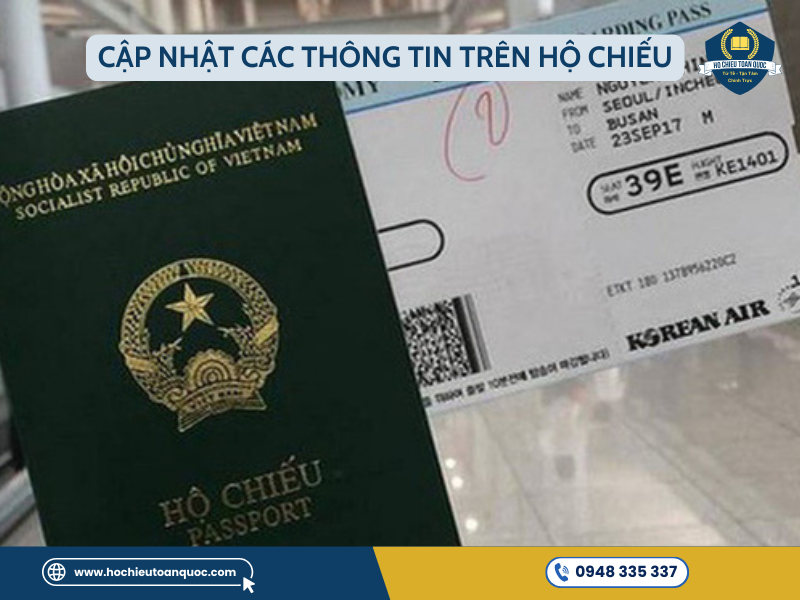 Số hộ chiếu có bị thay đổi khi cấp lại không? Cập nhật số hộ chiếu mới trên hệ thống hãng hàng không hoặc đại sứ quán