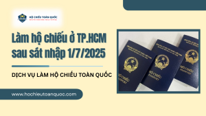 Làm hộ chiếu ở TP.HCM sau sát nhập 1/7/2025