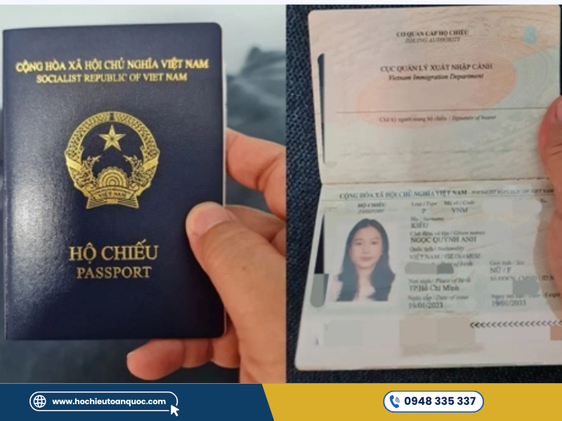 Số hộ chiếu có bị thay đổi khi cấp lại không? Số hộ chiếu được in ở trang đầu tiên của hộ chiếu Việt Nam