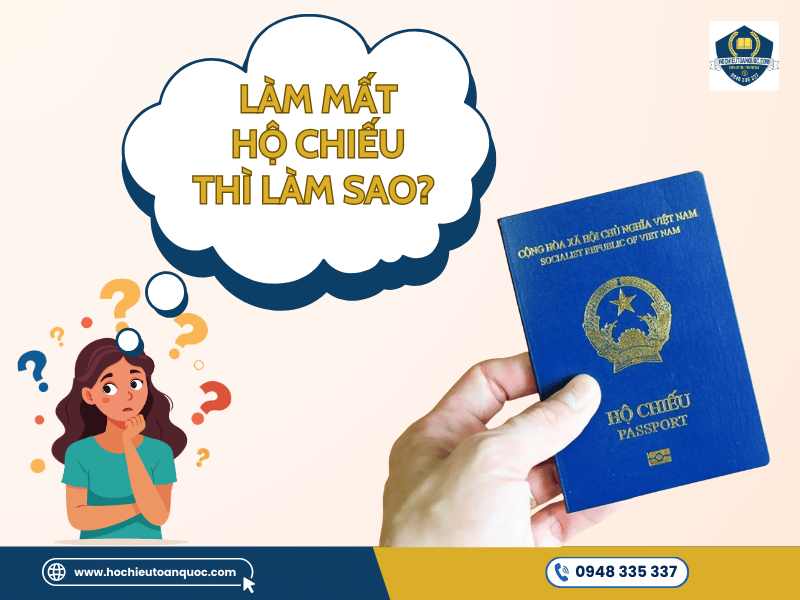 Hướng dẫn xử lý khi hộ chiếu bị mất hoặc hư hỏng Nguyên nhân hộ chiếu bị mất do sơ ý, bị trộm hoặc rơi rớt khi đi lại.