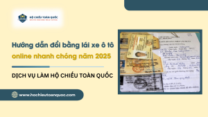 Hướng dẫn đổi bằng lái xe ô tô online nhanh chóng năm 2025