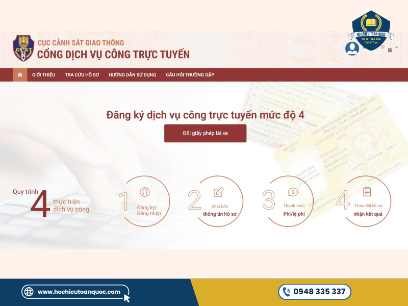 Quy trình đổi bằng lái ô tô B2 sang C1 tại cơ quan cấp phép